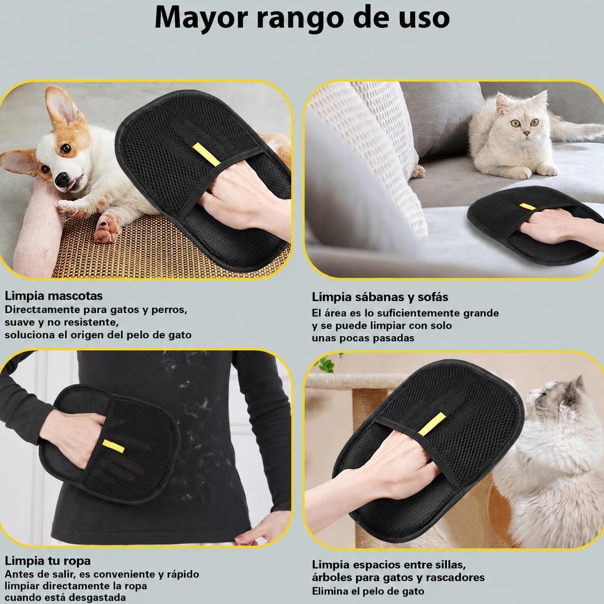Guante Quita Pelos Mascota